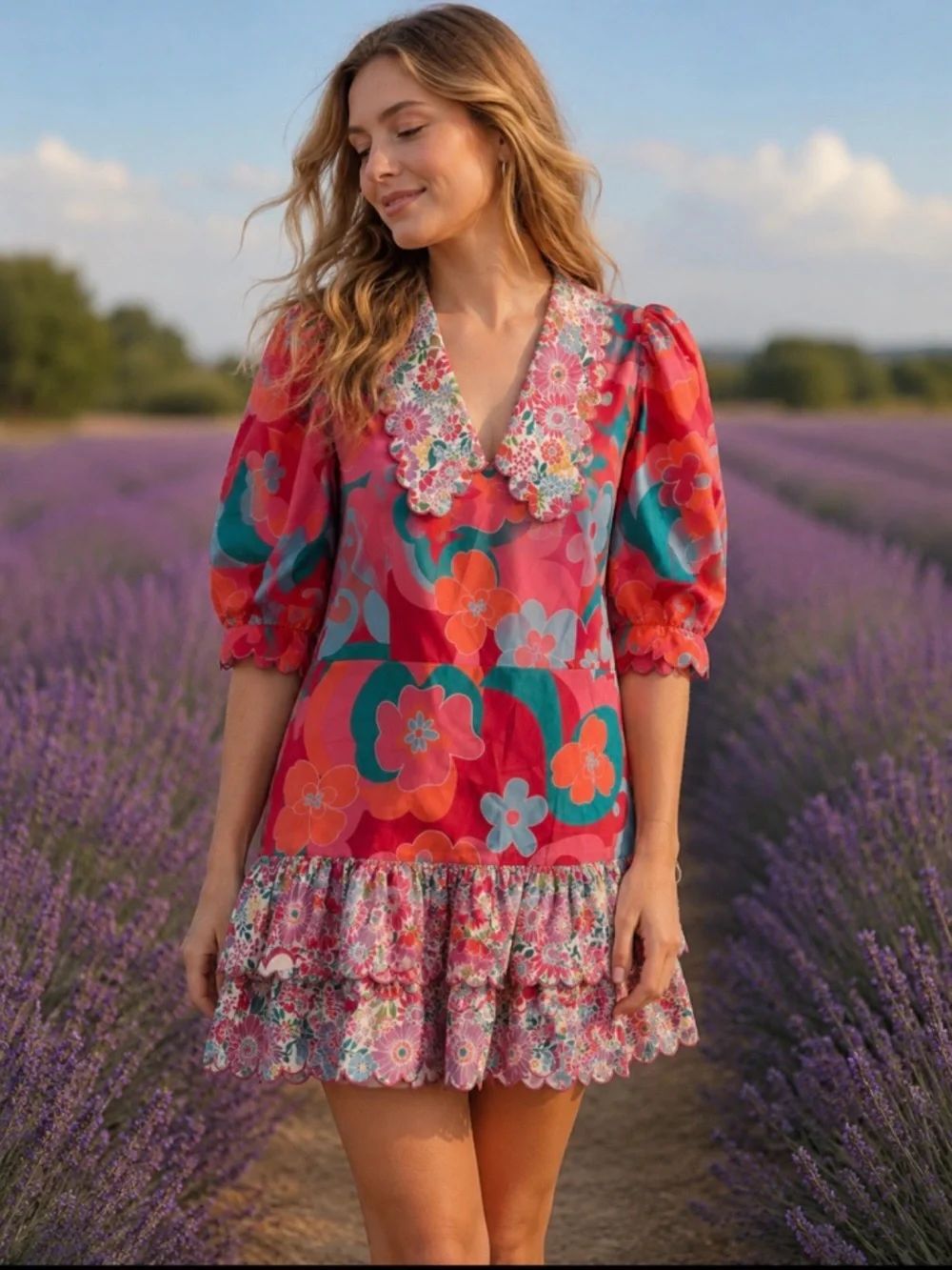 Alden Adair Piper Dress in Trippy Size M ~ New With Tags